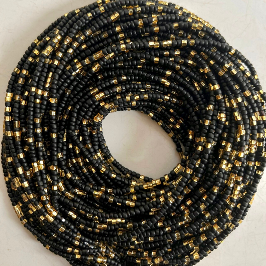 Waistbeads  - Black Gold