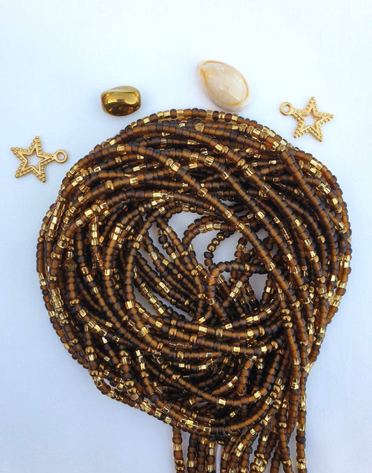 Waistbeads - Brown Gold